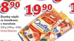 Duetky s náplní Delta