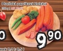 Klobása plzeňská papriková Schneider