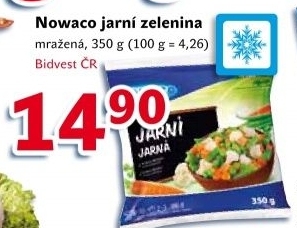 Zeleninová jarní směs mražená Nowaco