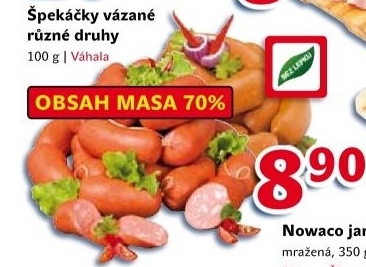 Špekáčky vázané Váhala