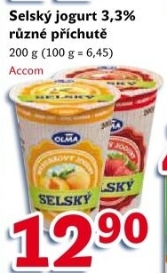 Jogurt selský ochucený Olma