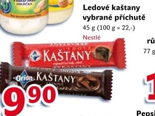 Ledové kaštany Orion