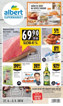 akční leták Albert 27.4.2016-3.5.2016