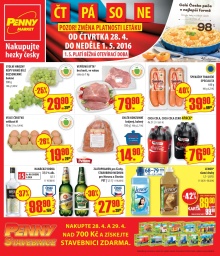 akční leták Penny Market 28.4.2016-1.5.2016