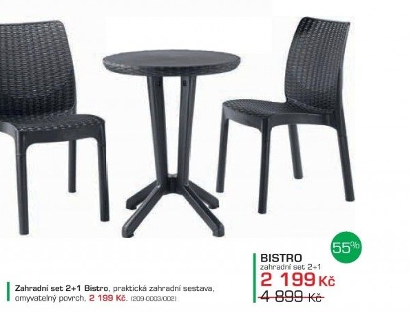 Bistro - Set 2+1 (cappuccino)