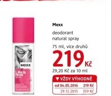Deodorant parfémovaný Mexx
