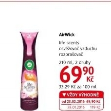 Osvěžovač vzduchu ve spreji Life Scents Air Wick