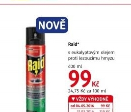 Přpravek proti lezoucímu hmyzu Raid