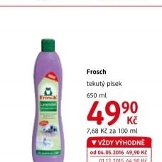 Čisticí písek tekutý Frosch