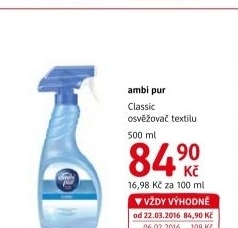 Osvěžovač textilu Ambi pur