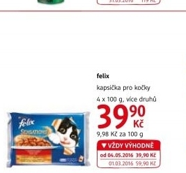 Kapsičky pro kočky Felix Purina