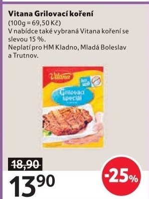 Koření grilovací Vitana