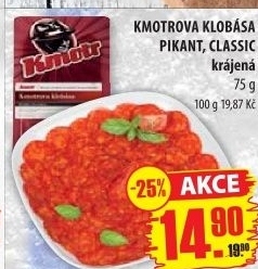 Kmotrova klobása pikantní Kmotr