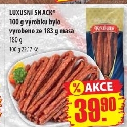 Snack luxusní Krakus