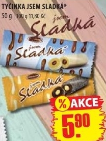 Tyčinka Jsem sladká Chocoland