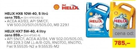 Motorový olej Shell Helix 10W-40, 5 l