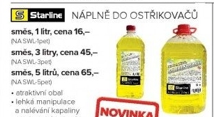 Letní směs do ostřikovačů Starline, 1 l