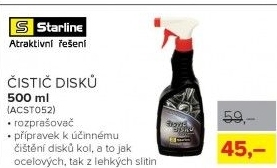 Čistič disků Starline, 500 ml
