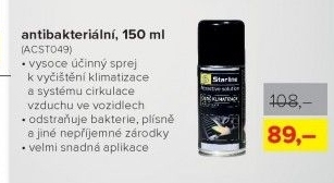 Antibakteriální čistič klimatizace Starline, 150 ml