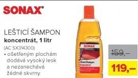 Leštící šampon Sonax, koncentrát 1 l