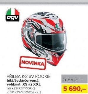 Přilba K-3 SV Rookie, vel. L