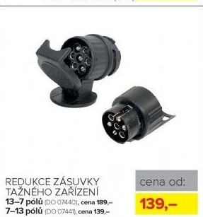 Redukce zásuvky tažného zařízení 13-7 pólů - Auto Kelly akcniletaky.com
