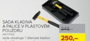 Sada kladiv v plastovém pouzdru Starline