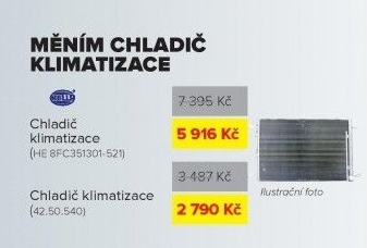 Chladič klimatizace Hella