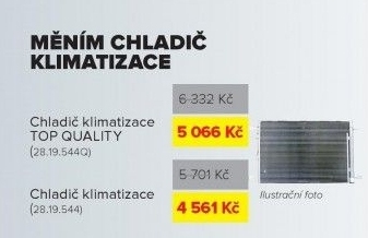 Chladič klimatizace Top Quality