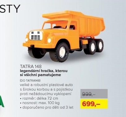 Tatra 148 - legendární hračka na písek