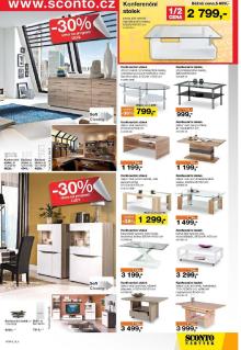 akční leták Sconto nábytek 11.5.2016-31.5.2016