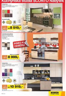 akční leták Sconto nábytek 11.5.2016-31.5.2016