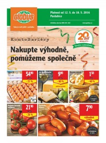 akční leták Globus 12.5.2016-18.5.2016
