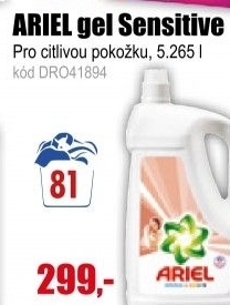 ARIEL gel 5,265l/81PD Sensitive