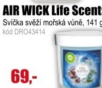 AIR WICK svíčka Life Scents Turquoise Oasis 141g