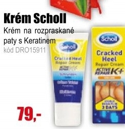 Krém Scholl na popraskané paty K+