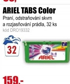 Ariel 3in1 PODS Color gelové kapsle 32 kusů