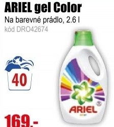 ARIEL gel 2,6l/40PD Color