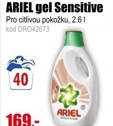 ARIEL gel 2,6l/40PD Sensitive