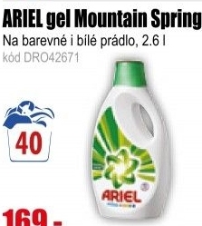 ARIEL gel 2,6l/40PD Mountain Spring
