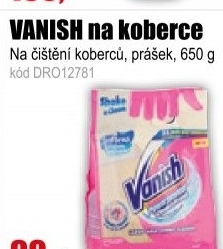 VANISH clean prášek na koberce 650g
