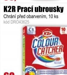 K2R Prací ubrousky 10 ks