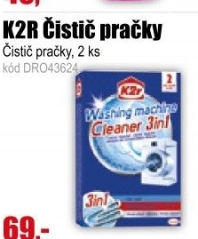 K2R Čistič pračky 2 ks