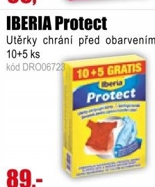IBERIA Protect utěrky 10+5ks