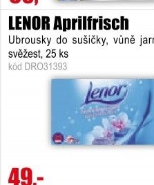 Ubrousky LENOR Aprilfrisch 25ks aromatické