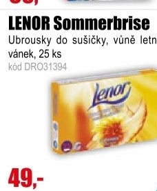 Ubrousky LENOR Sommerbrise 25ks aromatické