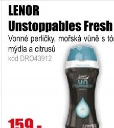 Vonné perličky LENOR Unstoppables Fresh