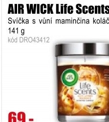 AIR WICK svíčka Life Scents Mom´s Baking 141g