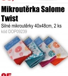 Mikroutěrka Salome Twist 2 ks
