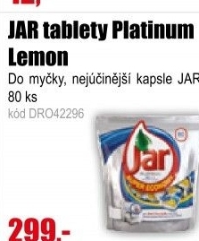 JAR Platinum kapsle 80ks Lemon